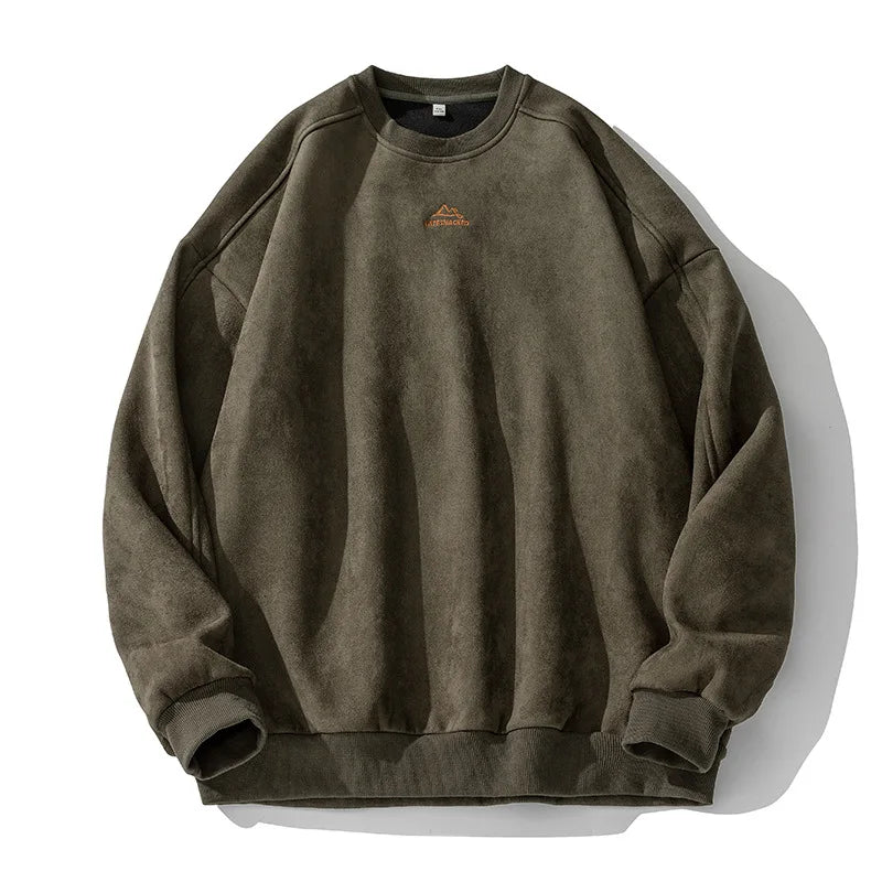 Horizon Suede Pullover