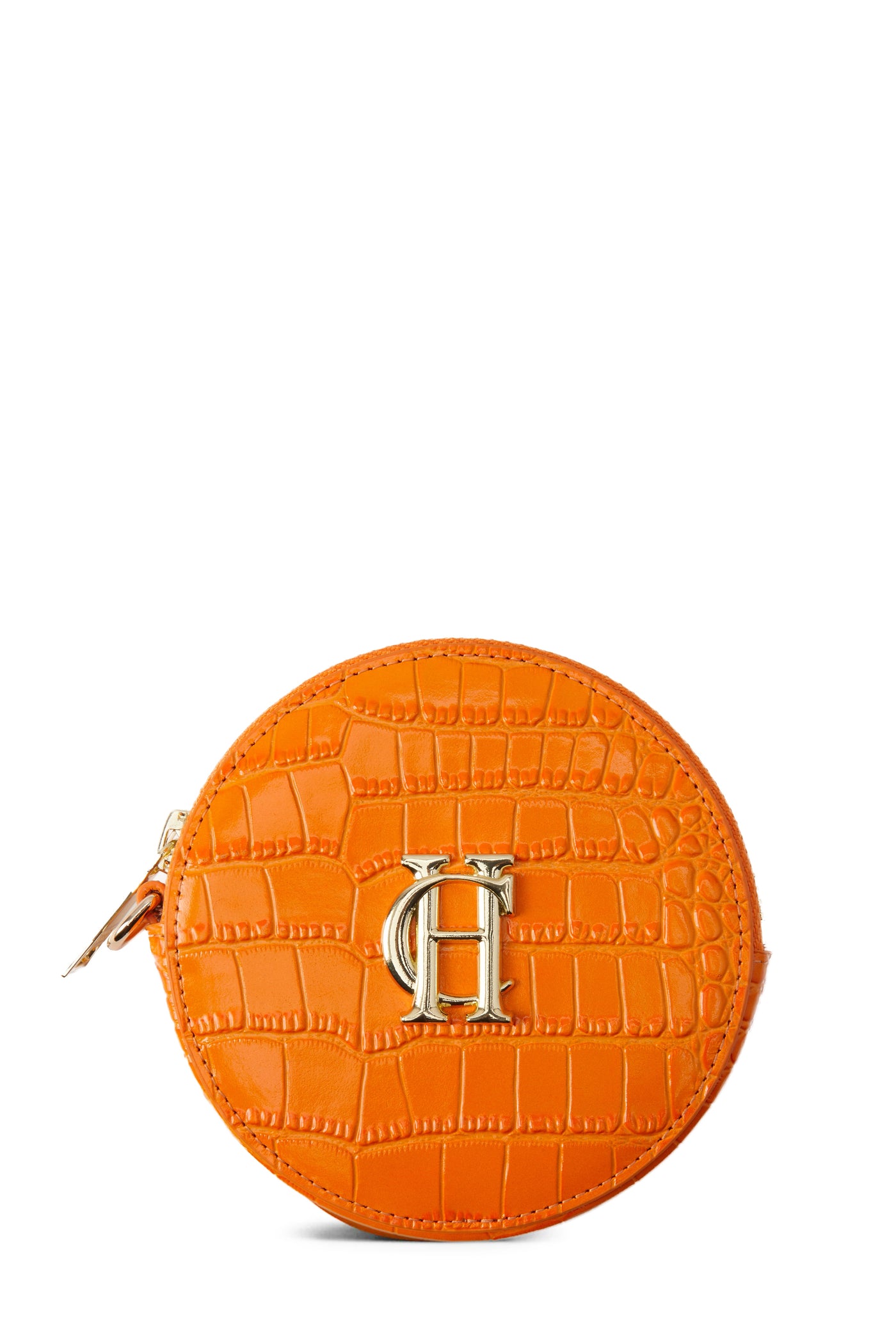 Chelsea Coin Purse (Orange Croc)