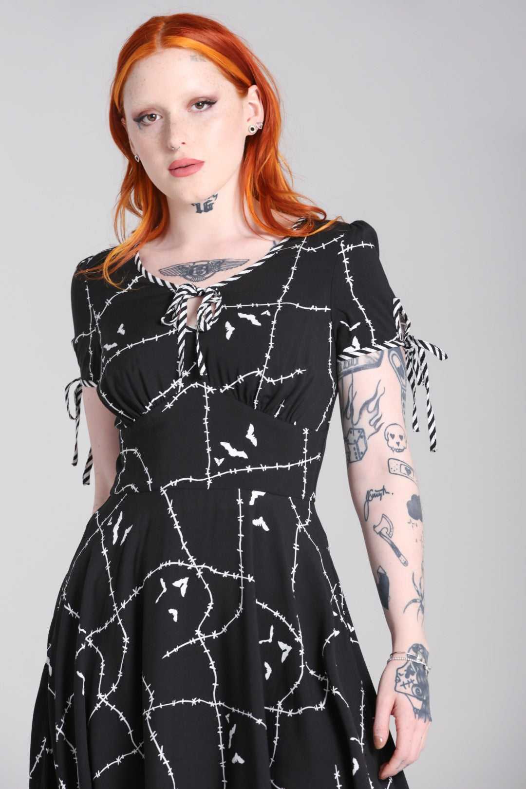 Stitches Midi Dress