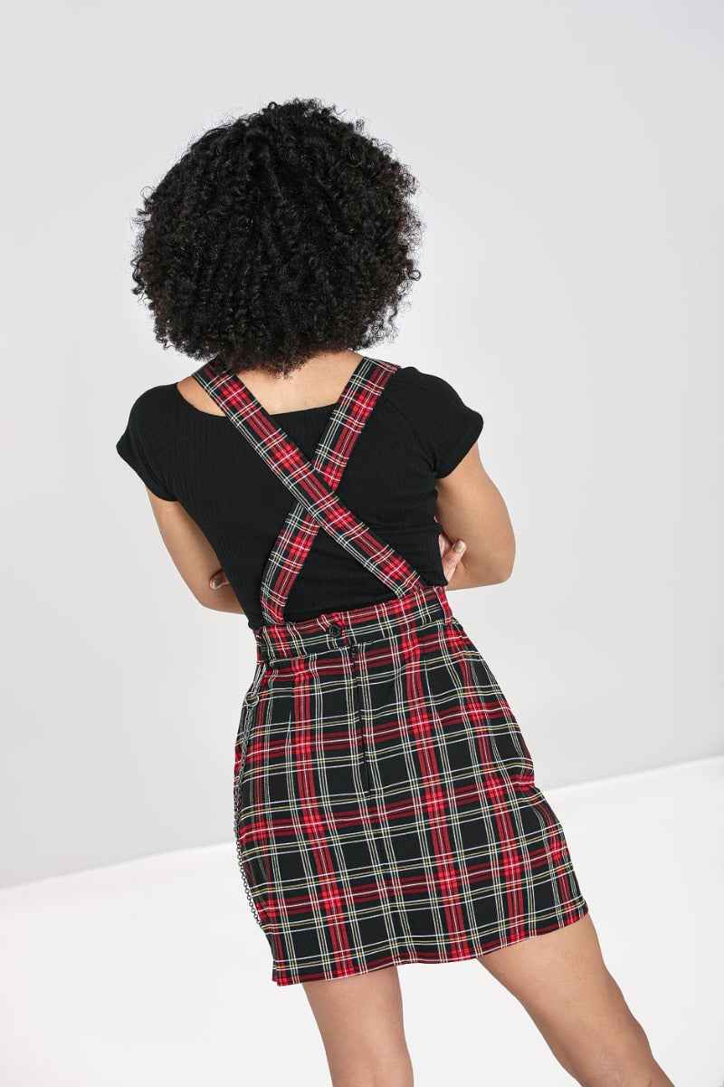 Clash Pinafore Dress