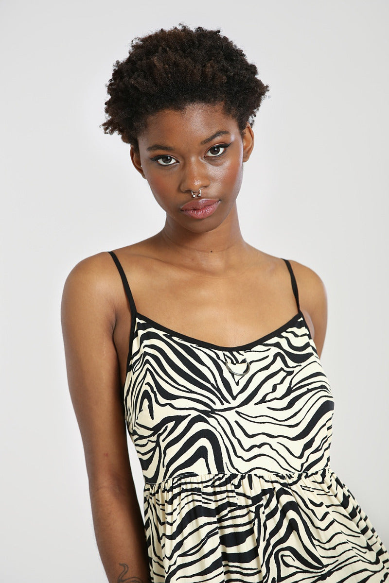 Zebra Maxi  Dress