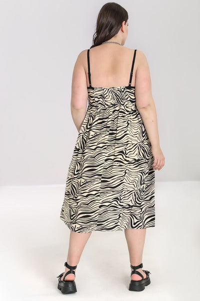 Zebra Maxi  Dress