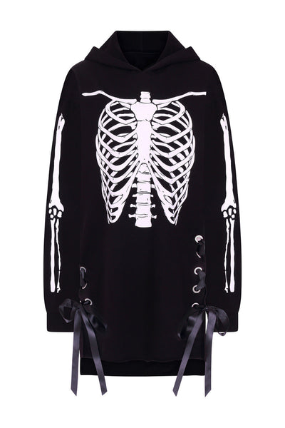 Skeleton Hoodie Dress