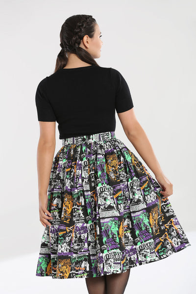 Be Afraid 50's Skirt