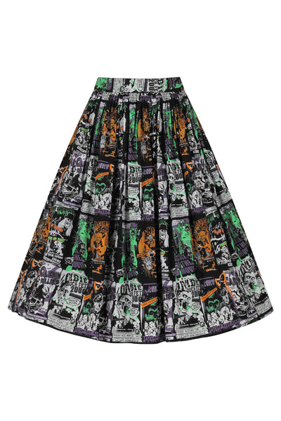 Be Afraid 50's Skirt