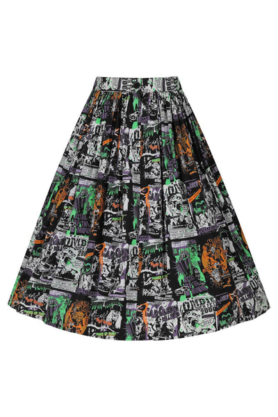 Be Afraid 50's Skirt