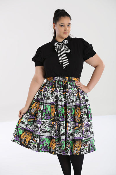 Be Afraid 50's Skirt