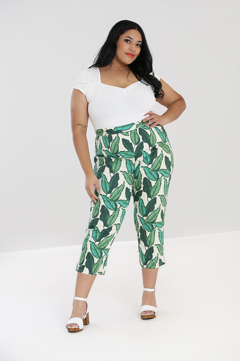 Rainforest Cigarette Trousers