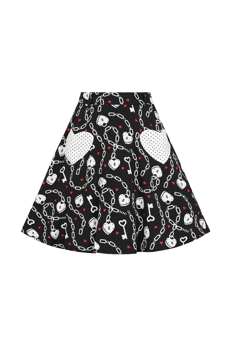 Heart Lock Mini Skirt