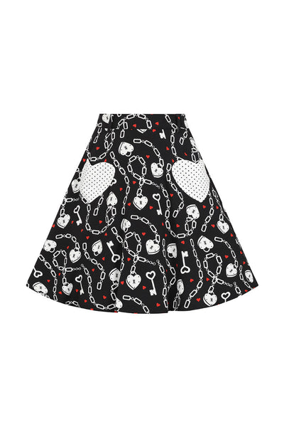 Heart Lock Mini Skirt