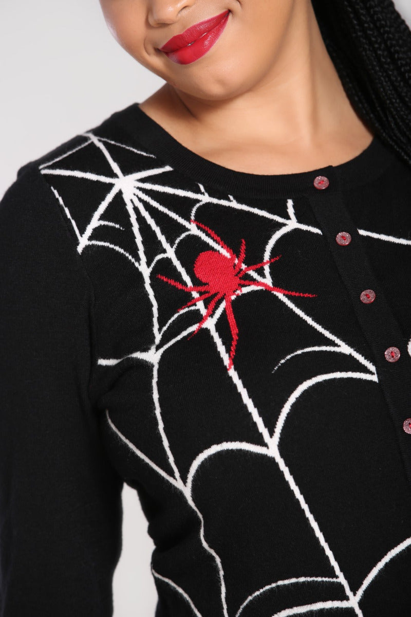 In A Web Cardigan