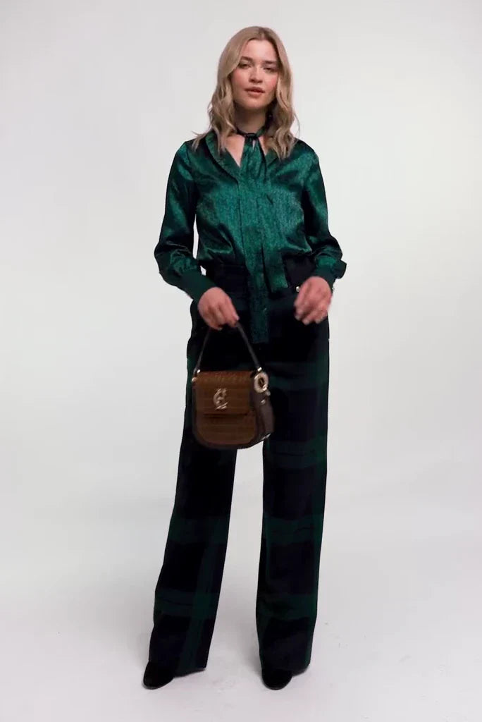 Penny Jacquard Shirt (Emerald)