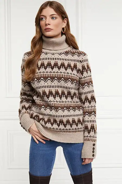 Heritage Fairisle Knit (Latte Fairisle)