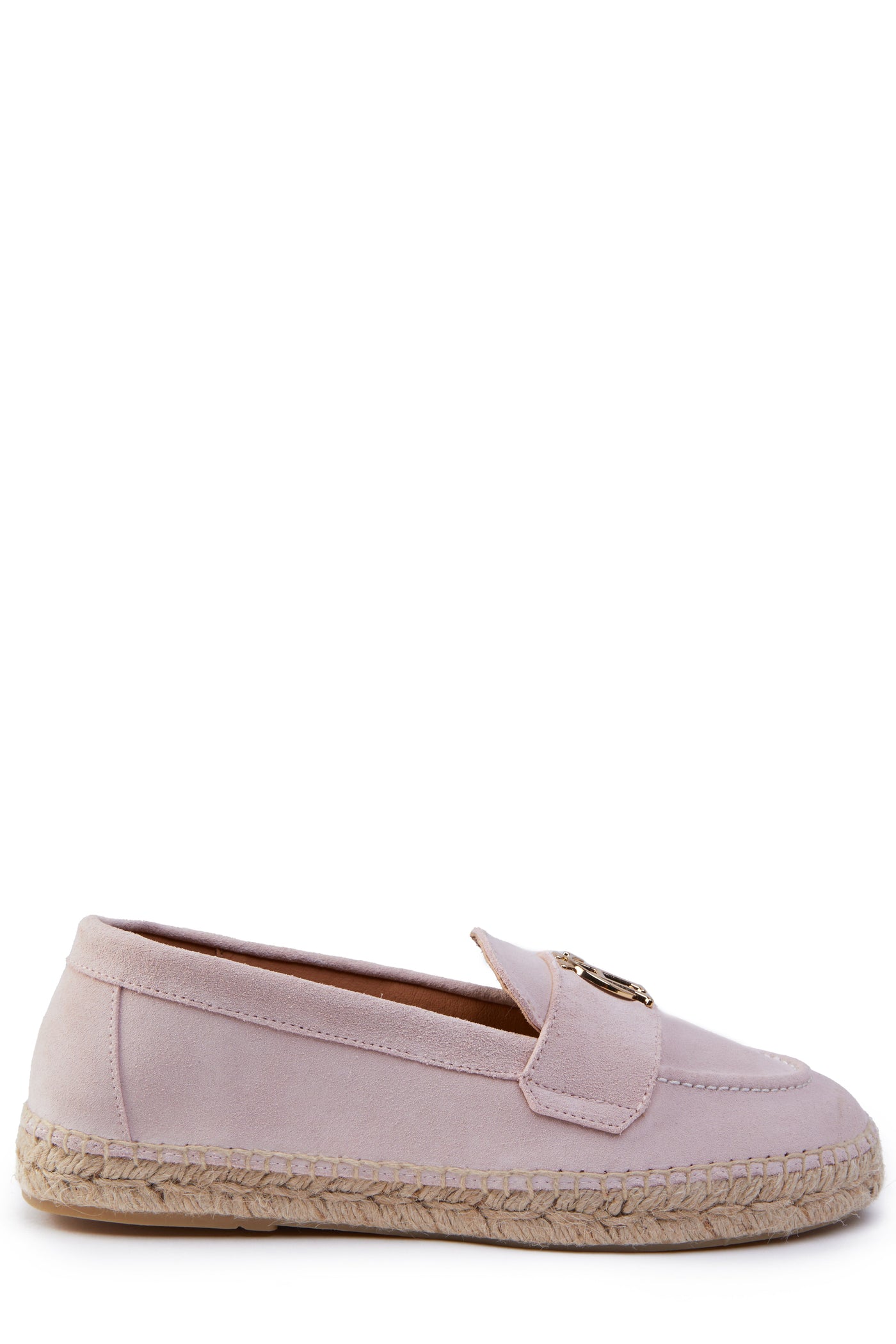 Monaco Espadrille Loafer (Smokey Pink Suede)