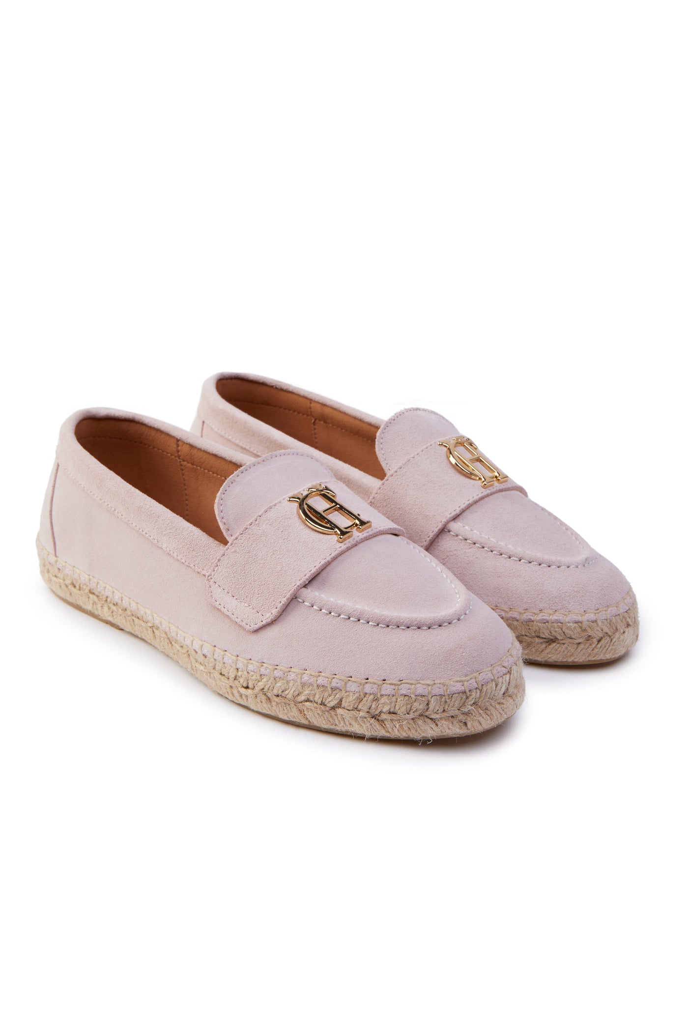 Monaco Espadrille Loafer (Smokey Pink Suede)