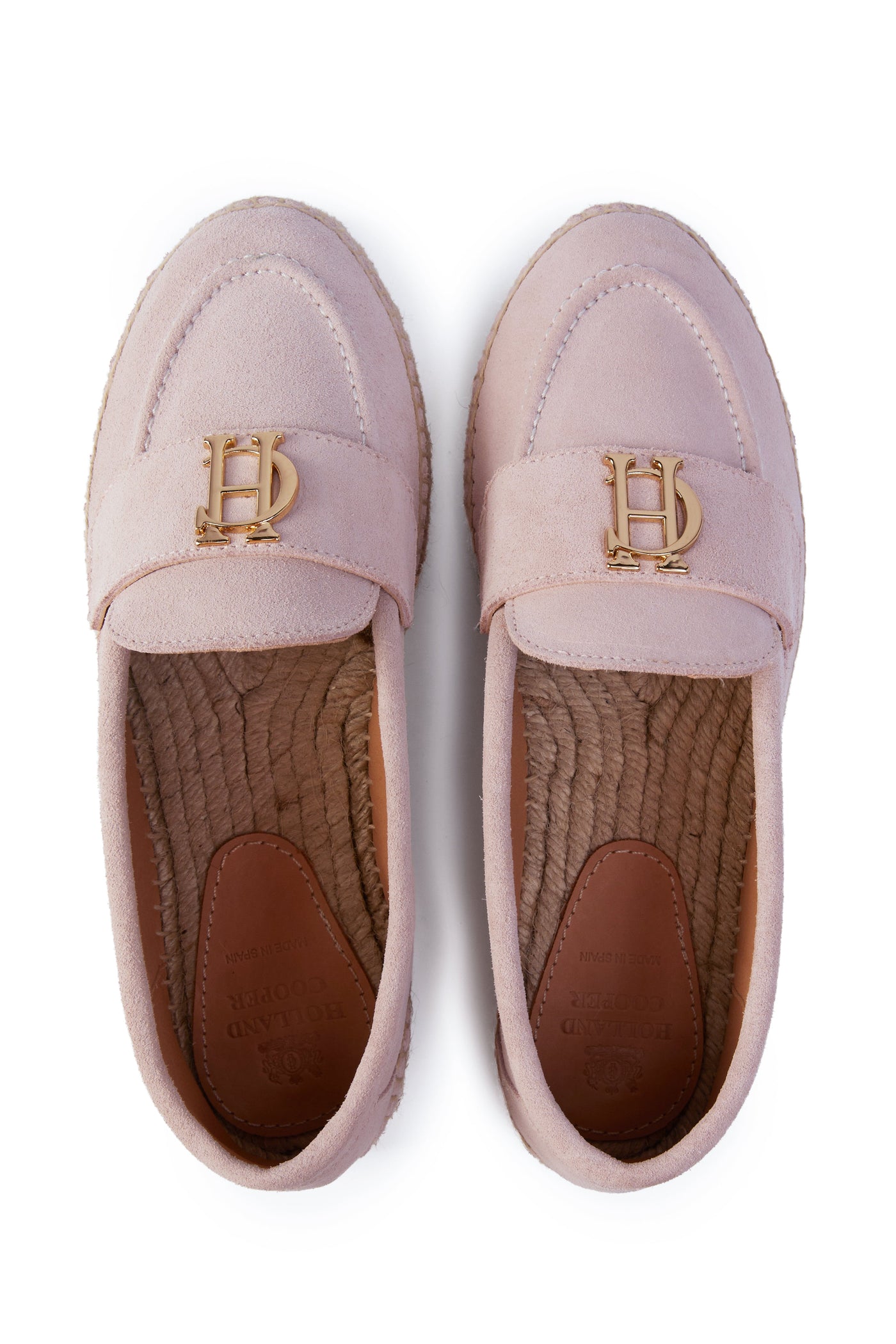 Monaco Espadrille Loafer (Smokey Pink Suede)